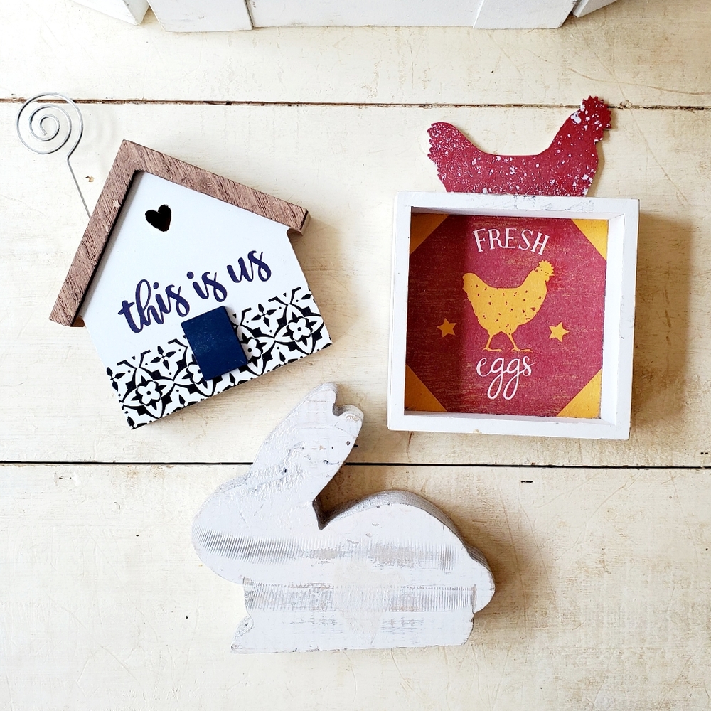 🎀3/$10🎀 Farmhouse Decor Set